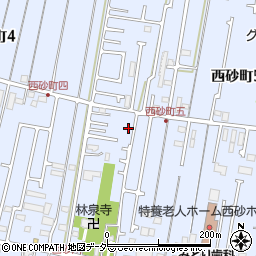 東京都立川市西砂町5丁目13-15周辺の地図