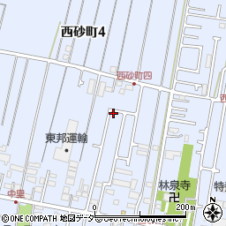 東京都立川市西砂町4丁目39周辺の地図