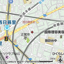 東京都荒川区西日暮里5丁目3-11周辺の地図