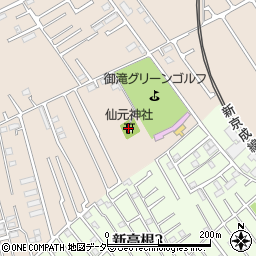 仙元神社周辺の地図