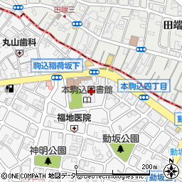 文京区役所　区民部勤労福祉会館周辺の地図