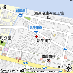 千葉県銚子市新生町1丁目48-29周辺の地図