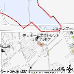 クリオ武蔵砂川壱番館周辺の地図