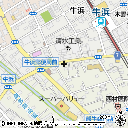 荻野畳店周辺の地図