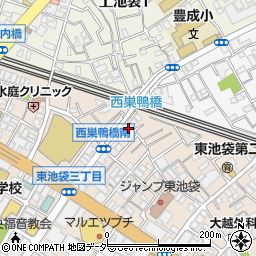 東京都豊島区東池袋2丁目47-5周辺の地図