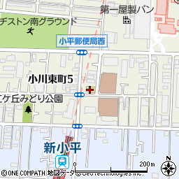 オゼック小平店周辺の地図