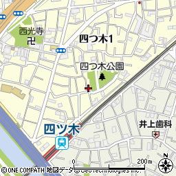 東京都葛飾区四つ木1丁目16-4周辺の地図