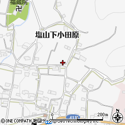 山梨県甲州市塩山下小田原51周辺の地図