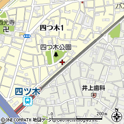 東京都葛飾区四つ木1丁目16-28周辺の地図