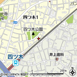 東京都葛飾区四つ木1丁目16-27周辺の地図