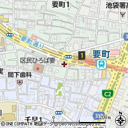 福しん 要町店周辺の地図