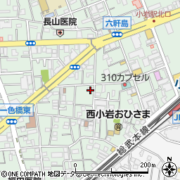 東京都江戸川区西小岩1丁目17-11周辺の地図
