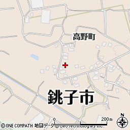 千葉県銚子市高野町242周辺の地図