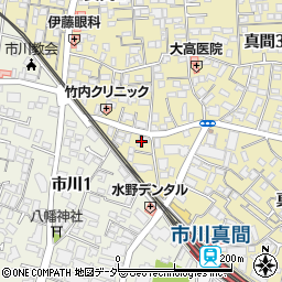 おいどん市川店周辺の地図