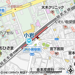 吉野家 小岩駅南口店周辺の地図