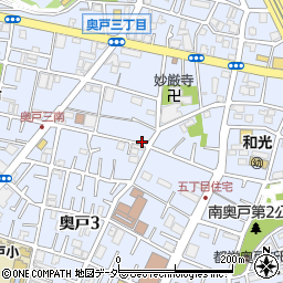 東京都葛飾区奥戸周辺の地図