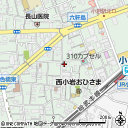 東京都江戸川区西小岩1丁目19-16周辺の地図