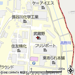 株式会社武蔵野　八千代センター周辺の地図