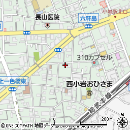 東京都江戸川区西小岩1丁目17-8周辺の地図