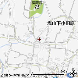 山梨県甲州市塩山下小田原279周辺の地図