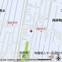 東京都立川市西砂町5丁目13-17周辺の地図