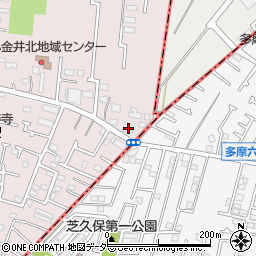 パナソニックエイジフリーサービス花小金井デイセンター周辺の地図