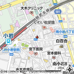 株式会社エイブル　小岩店周辺の地図
