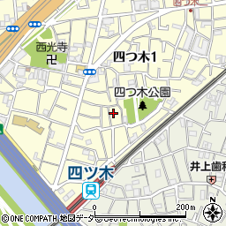東京都葛飾区四つ木1丁目17-2周辺の地図