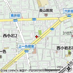 東京都江戸川区西小岩2丁目19-1周辺の地図