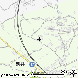 山梨県韮崎市藤井町駒井830周辺の地図