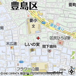 東京都豊島区要町2丁目1周辺の地図