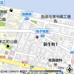 千葉銀行銚子支店 ＡＴＭ周辺の地図