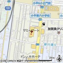 小川東複合商業施設周辺の地図