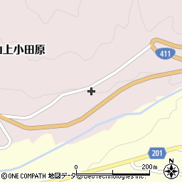 山梨県甲州市塩山上小田原120-2周辺の地図