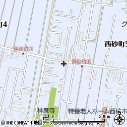 東京都立川市西砂町5丁目13-8周辺の地図