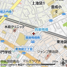 東京都豊島区東池袋2丁目53-11周辺の地図