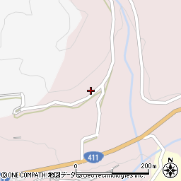 山梨県甲州市塩山上小田原694周辺の地図