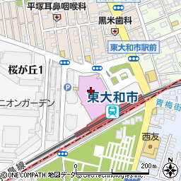ゆうちょ銀行ＢＩＧＢＯＸ東大和内出張所 ＡＴＭ周辺の地図