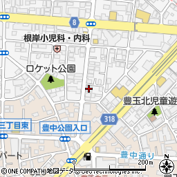 ＪＡ東京あおば豊玉支店周辺の地図