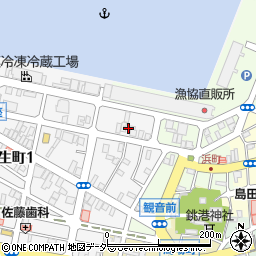 千葉県銚子市新生町1丁目36-14周辺の地図