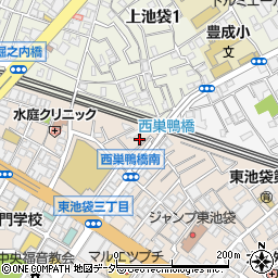 東京都豊島区東池袋2丁目53周辺の地図