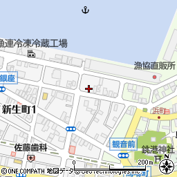 千葉県銚子市新生町1丁目36-28周辺の地図