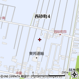 東京都立川市西砂町4丁目35周辺の地図