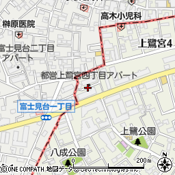 東京都中野区上鷺宮4丁目12周辺の地図