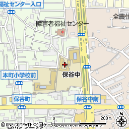 西東京市立保谷中学校周辺の地図