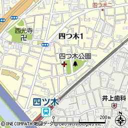 東京都葛飾区四つ木1丁目16-7周辺の地図