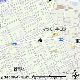 ａｐｏｌｌｏｓｔａｔｉｏｎＦＹＳ菅野ＳＳ周辺の地図