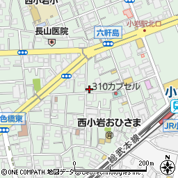 柳屋染物店周辺の地図