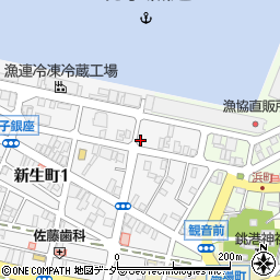 千葉県銚子市新生町1丁目36-4周辺の地図