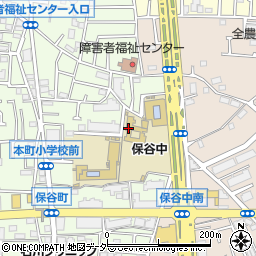西東京市立保谷中学校周辺の地図